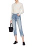 Figure View - Click To Enlarge - FRAME - 'Pegged' cropped jeans