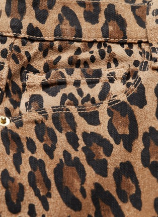  - FRAME - 'Ali' cheetah print skinny cigarette jeans