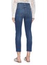 Back View - Click To Enlarge - FRAME - 'Le Nouveau' pintuck straight leg jeans
