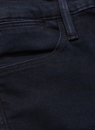  - FRAME - 'Le High Skinny' fringe cuff jeans