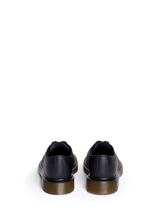 Back View - Click To Enlarge - DR. MARTENS - 'Everley' leather kids derbies