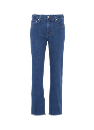 Main View - Click To Enlarge - ELIZABETH AND JAMES - 'Holden' colourblock frayed cuff jeans