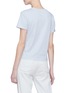 Back View - Click To Enlarge - THEORY - 'Petya' chest pocket Pima cotton T-shirt
