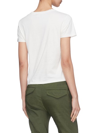Back View - Click To Enlarge - THEORY - Chest pocket Pima cotton T-shirt