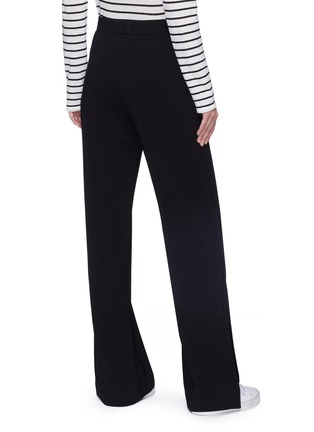 Back View - Click To Enlarge - THEORY - Split cuff crepe pants
