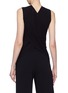 Back View - Click To Enlarge - THEORY - Crossover back pointelle knit sleeveless top