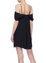 Back View - Click To Enlarge - THEORY - Convertible off-shoulder dress