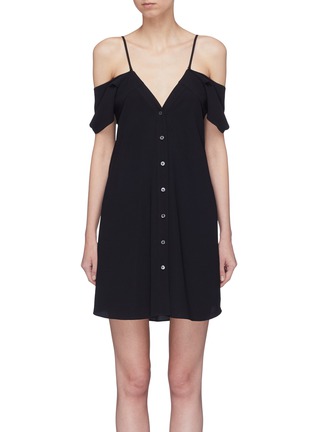 Main View - Click To Enlarge - THEORY - Convertible off-shoulder dress