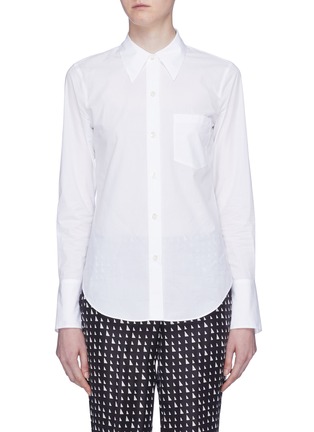 Main View - Click To Enlarge - THEORY - Patch pocket cotton poplin shirt