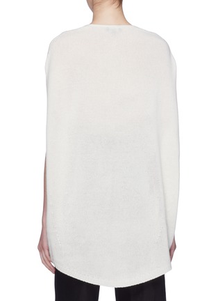 Back View - Click To Enlarge - THEORY - V-neck cashmere poncho top
