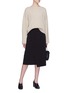 Figure View - Click To Enlarge - THEORY - Buckled wrap skirt