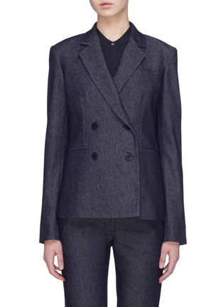Main View - Click To Enlarge - THEORY - Double breasted denim blazer