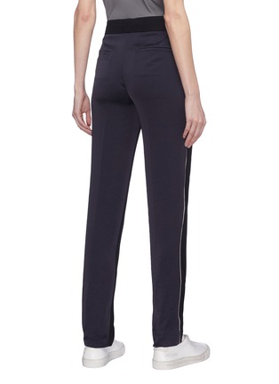 Back View - Click To Enlarge - THEORY - 'Classic' stripe outseam crepe pants