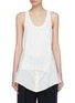 Main View - Click To Enlarge - T BY ALEXANDER WANG - Button silk panel tank top