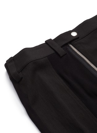  - T BY ALEXANDER WANG - Double zip panelled skirt