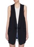 Main View - Click To Enlarge - T BY ALEXANDER WANG - Long open twill gilet