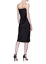 Back View - Click To Enlarge - T BY ALEXANDER WANG - 'Wash & Go' contrast trim satin slip dress