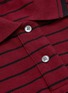  - T BY ALEXANDER WANG - Side knot stripe polo shirt
