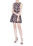 Figure View - Click To Enlarge - ALICE & OLIVIA - 'Lindsey' sequin floral embroidered dress
