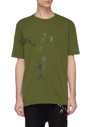 Main View - Click To Enlarge - HAIDER ACKERMANN - Floral print T-shirt