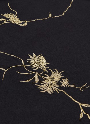  - HAIDER ACKERMANN - Floral embroidered T-shirt