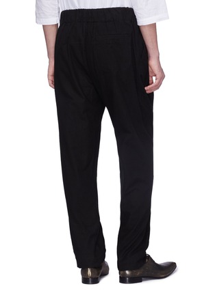Back View - Click To Enlarge - HAIDER ACKERMANN - Pleated jogging pants
