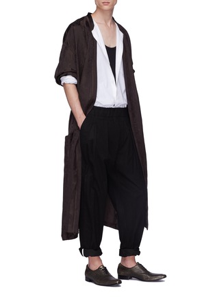 Figure View - Click To Enlarge - HAIDER ACKERMANN - Pleated jogging pants