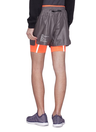 Back View - Click To Enlarge - 73398 - Layered running shorts