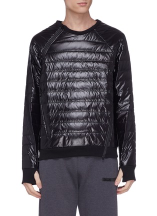 Main View - Click To Enlarge - 73398 - Quilted performance sweatshirt