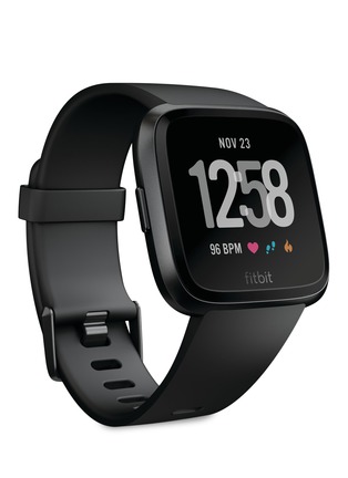 Main View - Click To Enlarge - FITBIT - Versa fitness watch – Black/Black