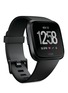 Main View - Click To Enlarge - FITBIT - Versa fitness watch – Black/Black