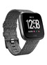 Main View - Click To Enlarge - FITBIT - Versa Special Edition fitness watch – Charcoal Woven/Graphite Aluminium