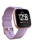 Main View - Click To Enlarge - FITBIT - Versa Special Edition fitness watch – Lavender Woven/Rose Gold Aluminium