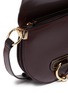 Detail View - Click To Enlarge - JW ANDERSON - 'Latch' colourblock barbell ring leather crossbody bag
