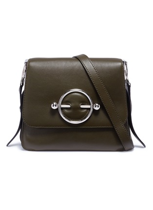 Main View - Click To Enlarge - JW ANDERSON - 'Disc' barbell ring crossbody bag