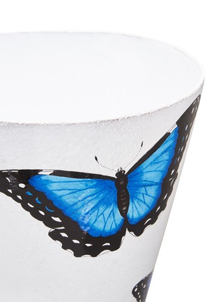 Detail View - Click To Enlarge - ASTIER DE VILLATTE - x John Derian butterfly vase – Blue