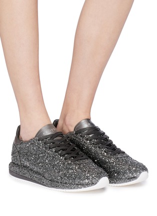 Figure View - Click To Enlarge - GHŌUD - Coarse glitter sneakers