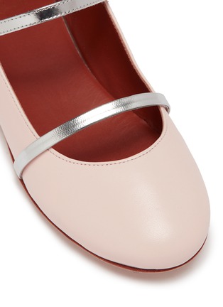 Detail View - Click To Enlarge - MALONE SOULIERS - 'Maureen' strappy leather kids flats