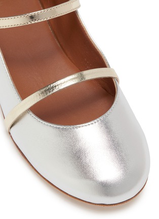 Detail View - Click To Enlarge - MALONE SOULIERS - 'Maureen' strappy leather kids flats
