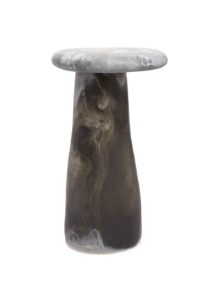  - DINOSAUR DESIGNS - Stone Boulder table – Oyster Shell Swirl