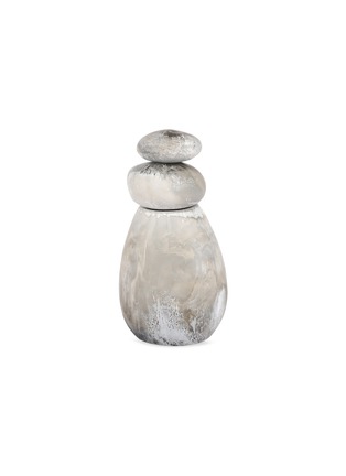 Detail View - Click To Enlarge - DINOSAUR DESIGNS - Boulder pepper grinder – Oyster Shell Swirl