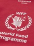  - BALENCIAGA - x World Food Programme slogan print oversized hoodie