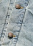  - R13 - 'Holly Clean' wide sleeve cropped denim trucker jacket