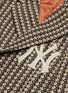  - GUCCI - x Major League Baseball 'NY Yankees™' logo appliqué tweed blazer