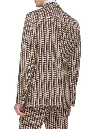 Back View - Click To Enlarge - GUCCI - x Major League Baseball 'NY Yankees™' logo appliqué tweed blazer