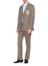 Figure View - Click To Enlarge - GUCCI - x Major League Baseball 'NY Yankees™' logo appliqué tweed blazer