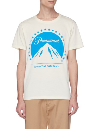 Main View - Click To Enlarge - GUCCI - Paramount™ logo print oversized T-shirt