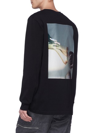 Back View - Click To Enlarge - 3.1 PHILLIP LIM - 'Receipt' photographic print long sleeve T-shirt