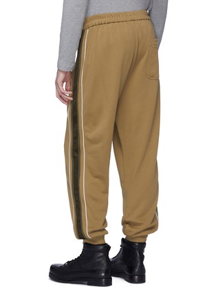 Back View - Click To Enlarge - 3.1 PHILLIP LIM - Satin stripe outseam sweatpants
