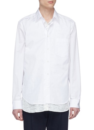 Main View - Click To Enlarge - 3.1 PHILLIP LIM - 'Receipt' print layered shirt